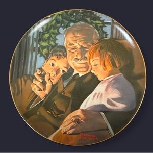 Norman Rockwell Decorative Plate - Multicolor